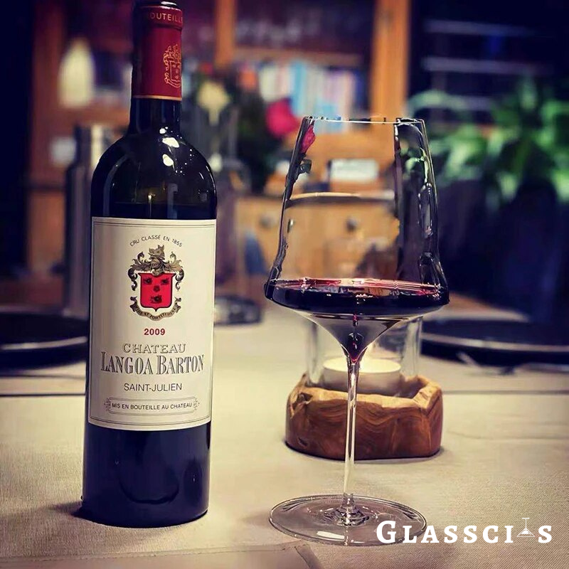 use josephine hutte glass for Château Langoa Barton 2009
