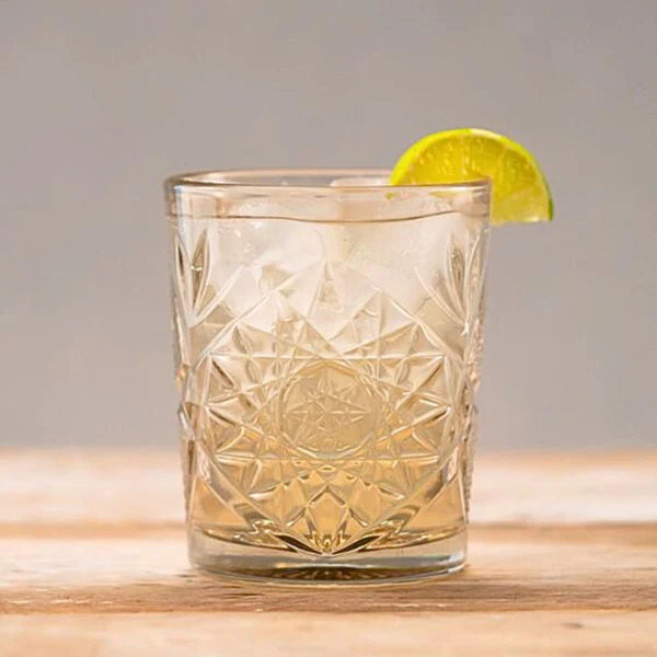 Premium vintage whiskey glasses with unique cuts