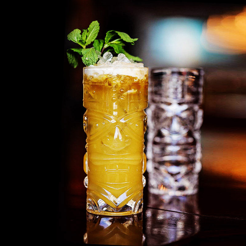 mystical shaman tiki glasses