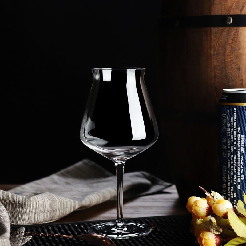 High-end beer glasses with stem