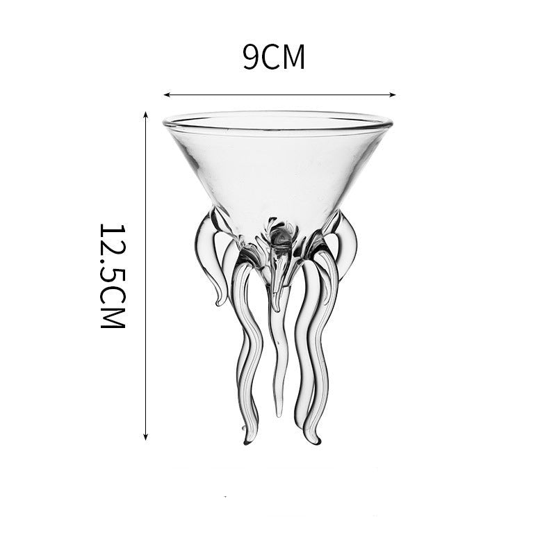 Octo-Pour Cocktail Glass