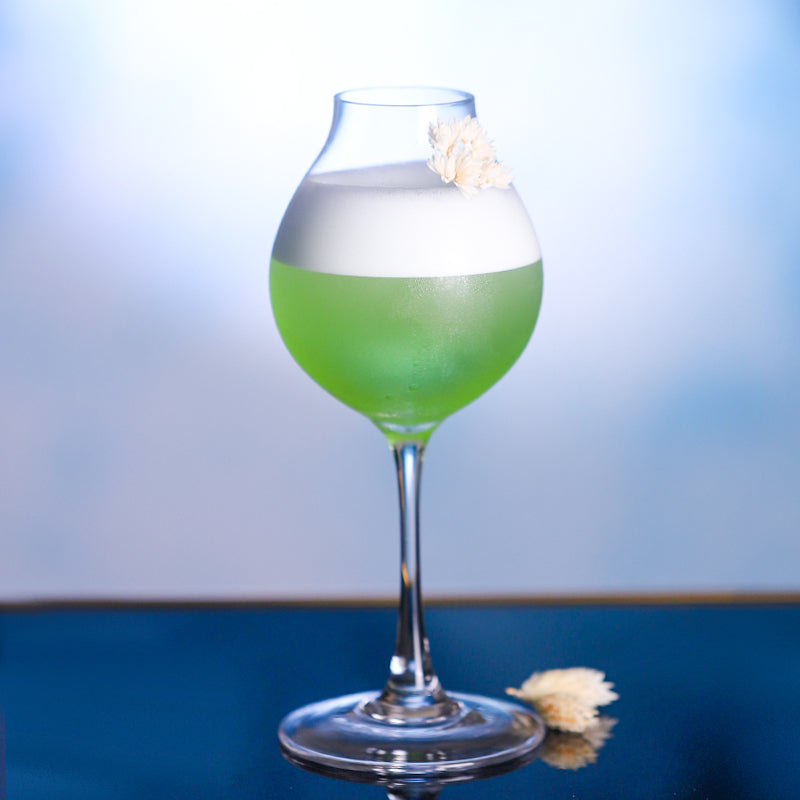 budbloom stemmed cocktail glasses by glasscias
