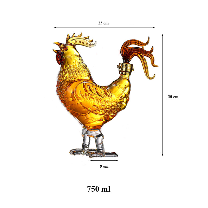 Cock-a-Doodle-Doo Decanter