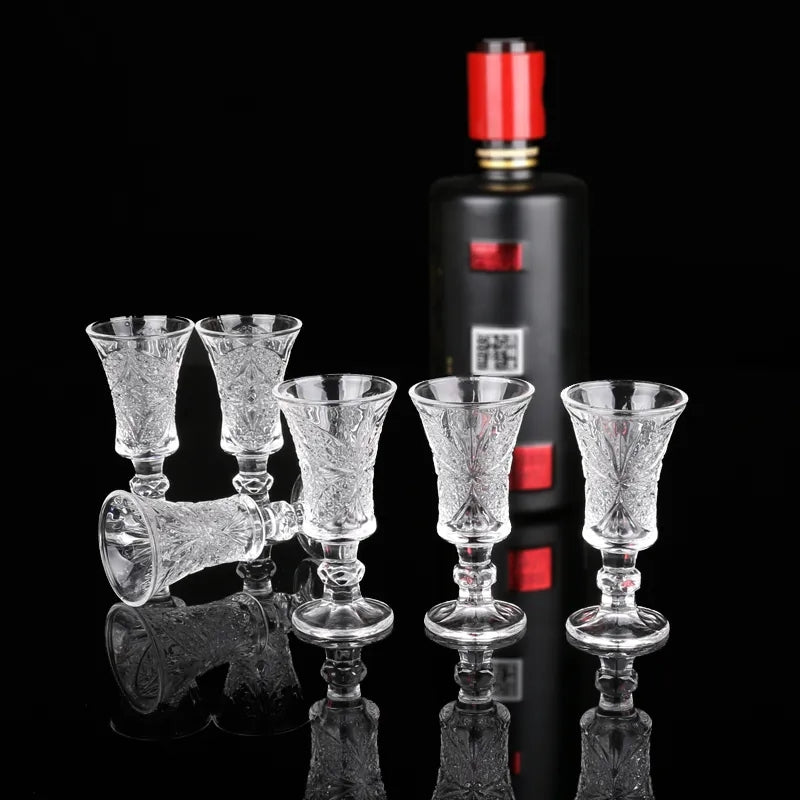 European Glamorous Shot Goblet - Set of 6