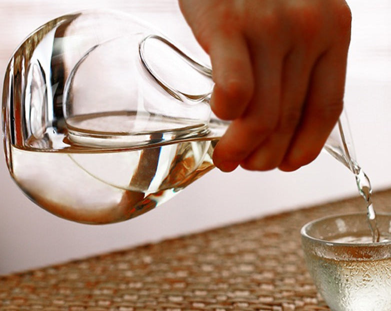 japanese lead free crystal decanter by glasscias