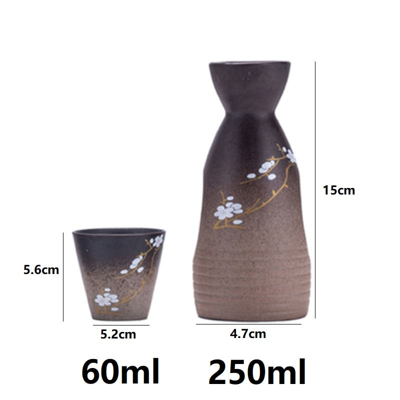 Cherry Blossom Ceramic Sake Set