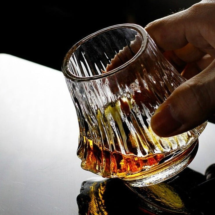 Volcano japnese whiskey glass by glasscias