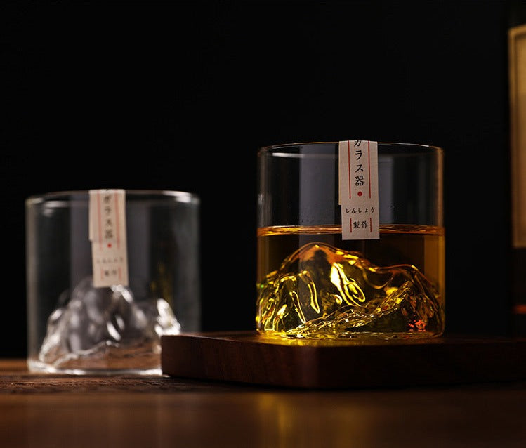 Japanese Mountain whiskey glass