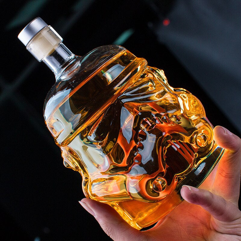 storm trooper star wars decanter
