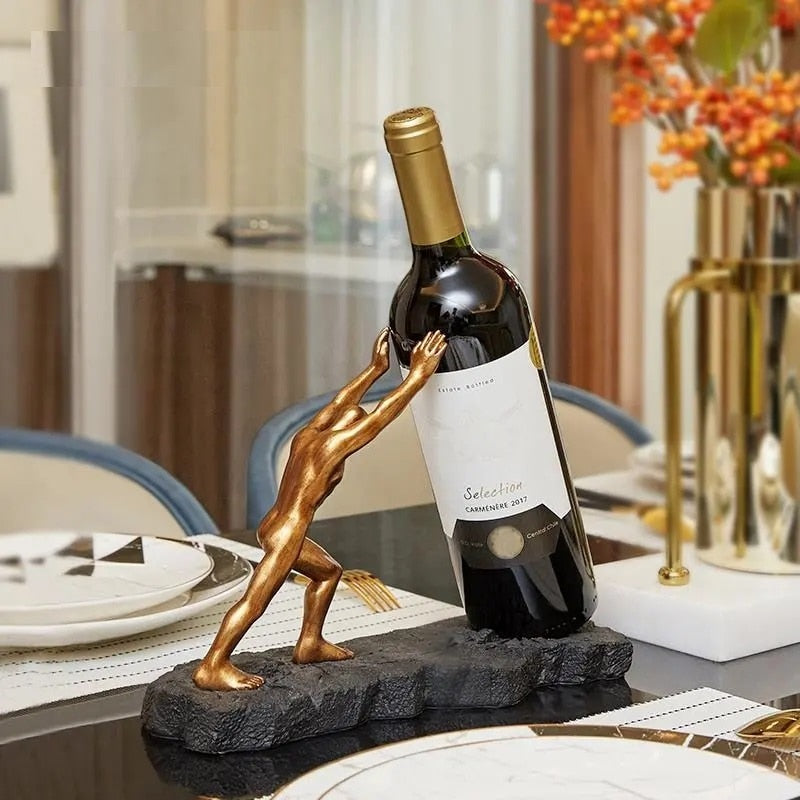 the mighty hercules single wine bottle holder