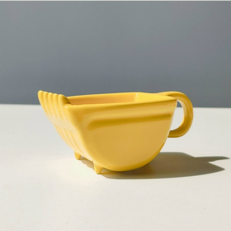 The Yellow Excavator Mug