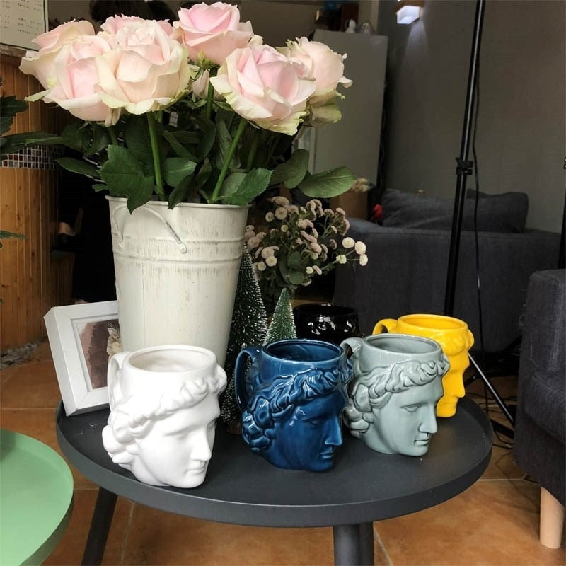 Artistic Apollo Head Mug