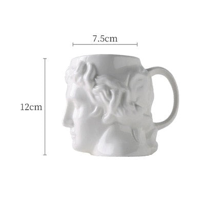 Artistic Apollo Head Mug