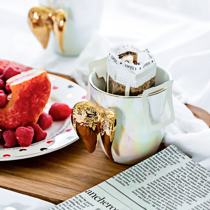 Golden Angel Wing Cup