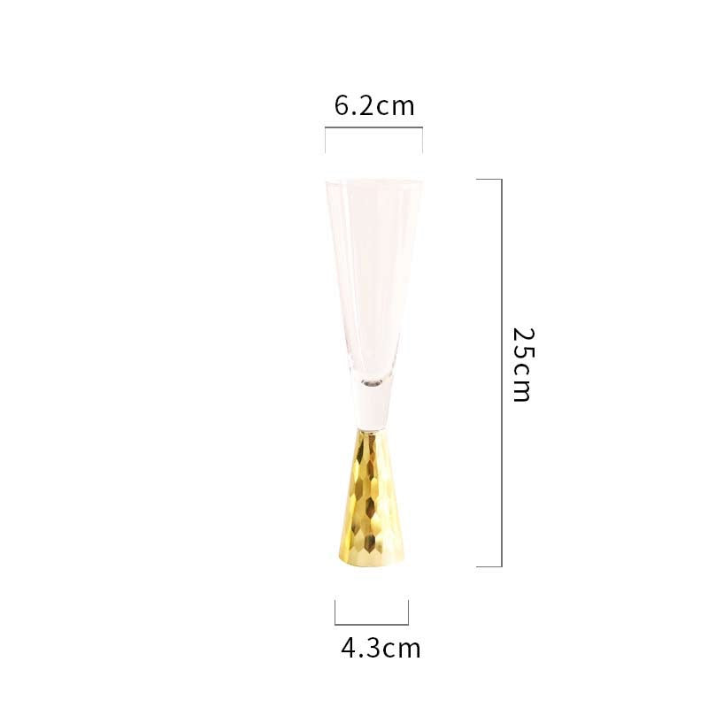 Golden Elegance Champagne Flute