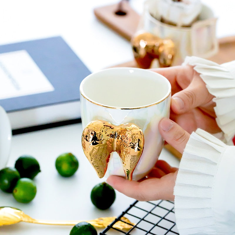 Golden Angel Wing Cup