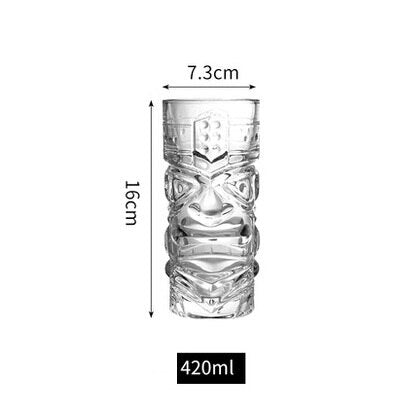 Mystical Shaman Tiki Glass