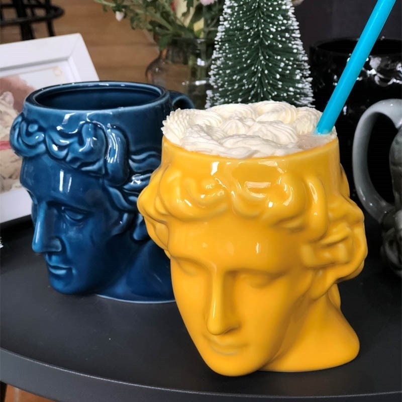 Artistic Apollo Head Mug
