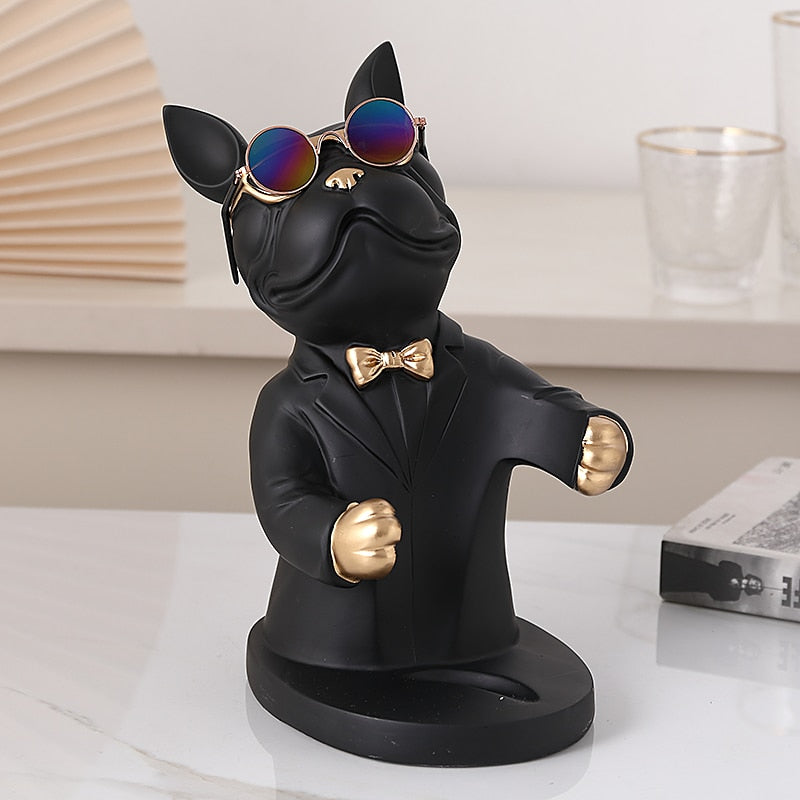 Butler Bulldog Wine Holder