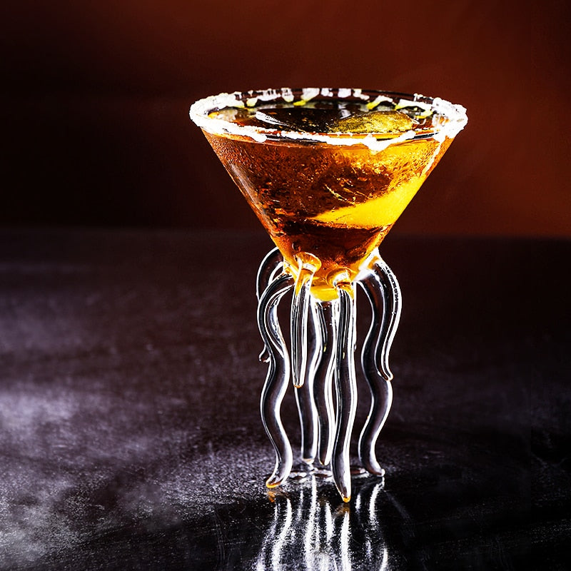 Octo-Pour Cocktail Glass