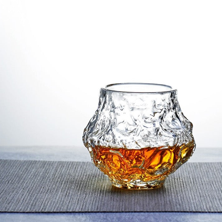 Glasscias's celestial-themed Meteorite Whiskey Glass