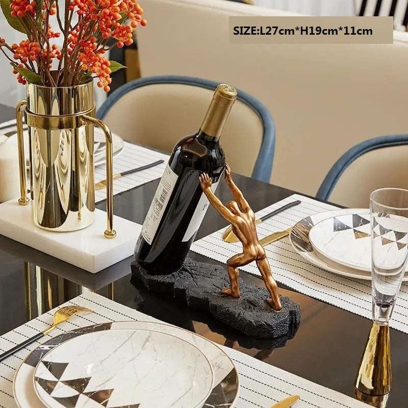 hercules wine bottle holders