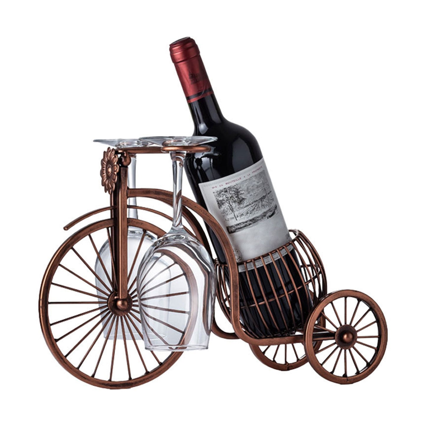 Vintage Tricycle Wine Rack
