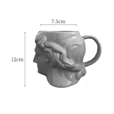 Artistic Apollo Head Mug