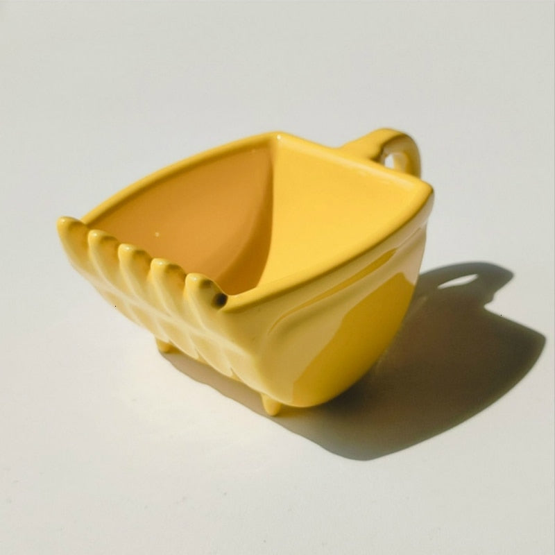 The Yellow Excavator Mug