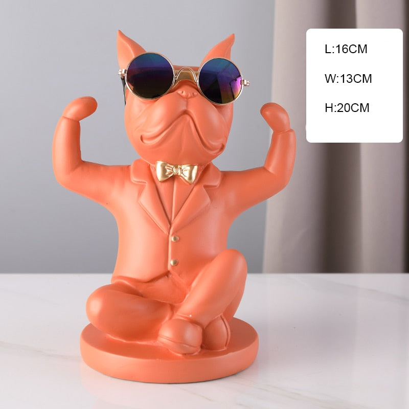 Butler Bulldog Wine Glass Holder