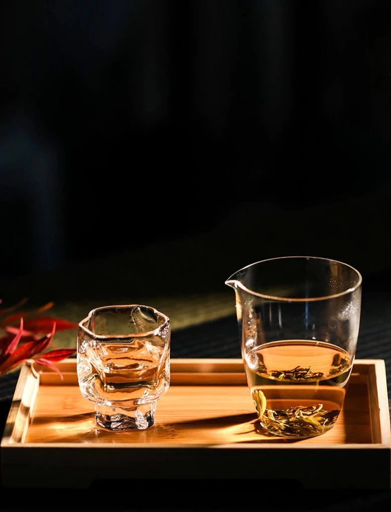 Japanese Crumple Whisky Shot Glass