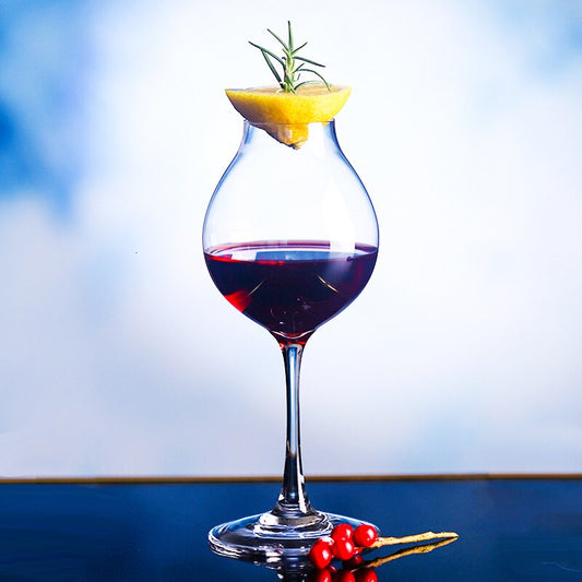 budbloom hand blown cocktail glasses