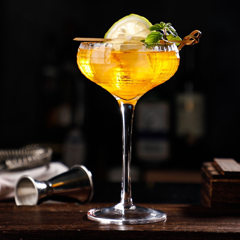 european carved manhattan glasses by glasscias