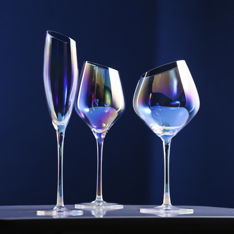 The Glass Forge Wine Glass Rainbow
