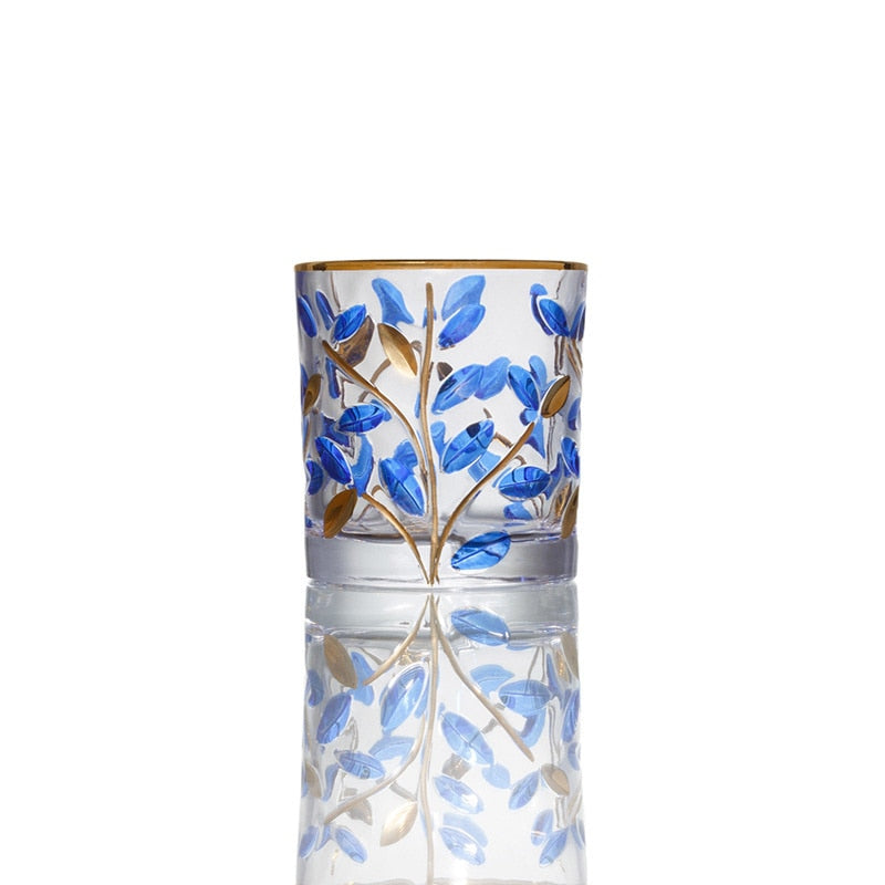 multicolored murano glass with heavy bottom