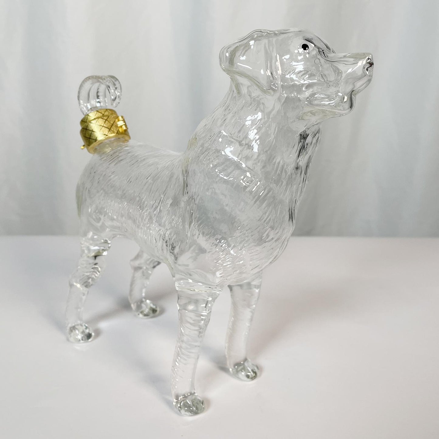 funny decanter with dog shape by glasscias