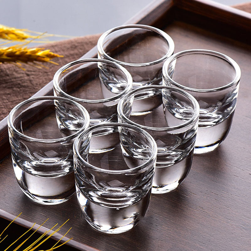 Modern Crystal Shot Glass - Set of 6