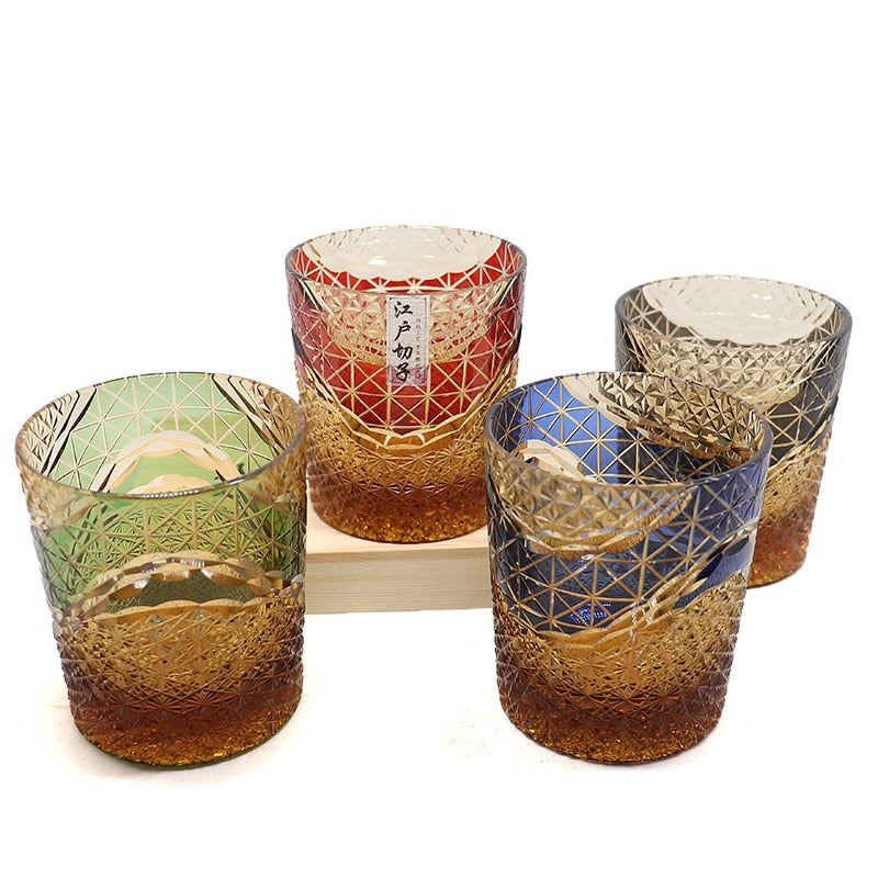 edo glass by glasscias with wave design