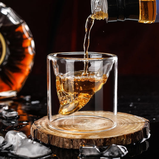 johny inferno hand blown cocktail glasses