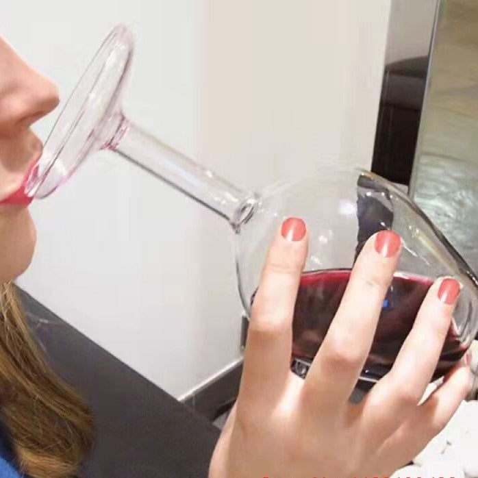 Exclusive Inverted Wine Glass art piece for wine enthusiasts
