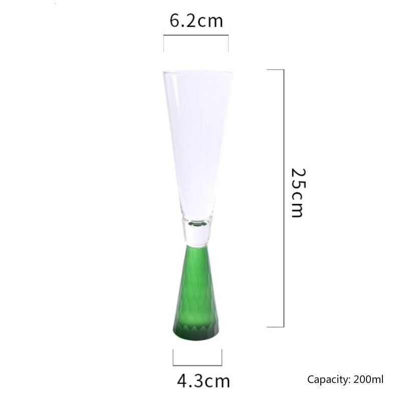 Modern Artistic Champagne Glass