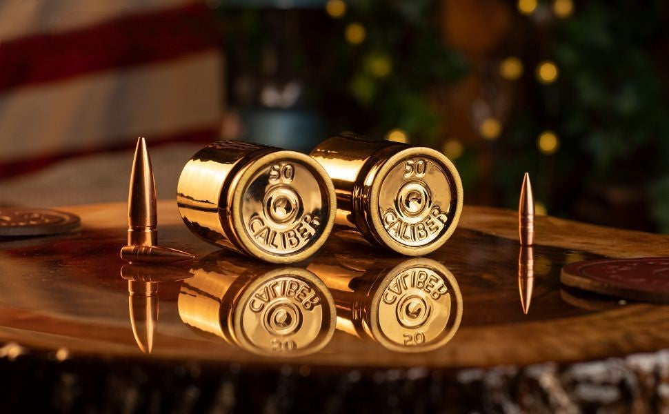 50 Caliber Shot Glass - Set of 2