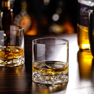 Japanese ice mountain whiskey glasses by glasscias