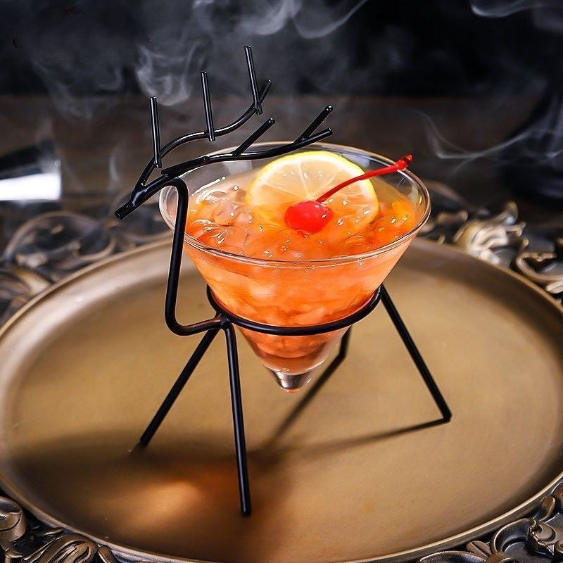 reindeer martini glasses by glasscias