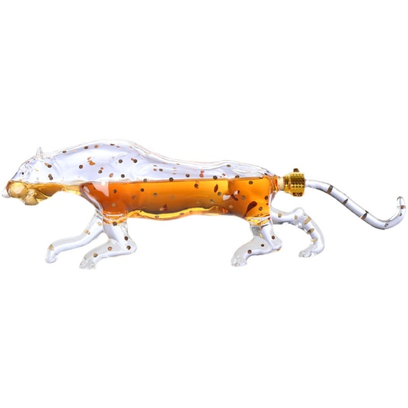 Make a statement at your bar with leopard elegance