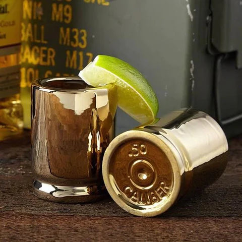 50 Caliber Shot Glass - Set of 2