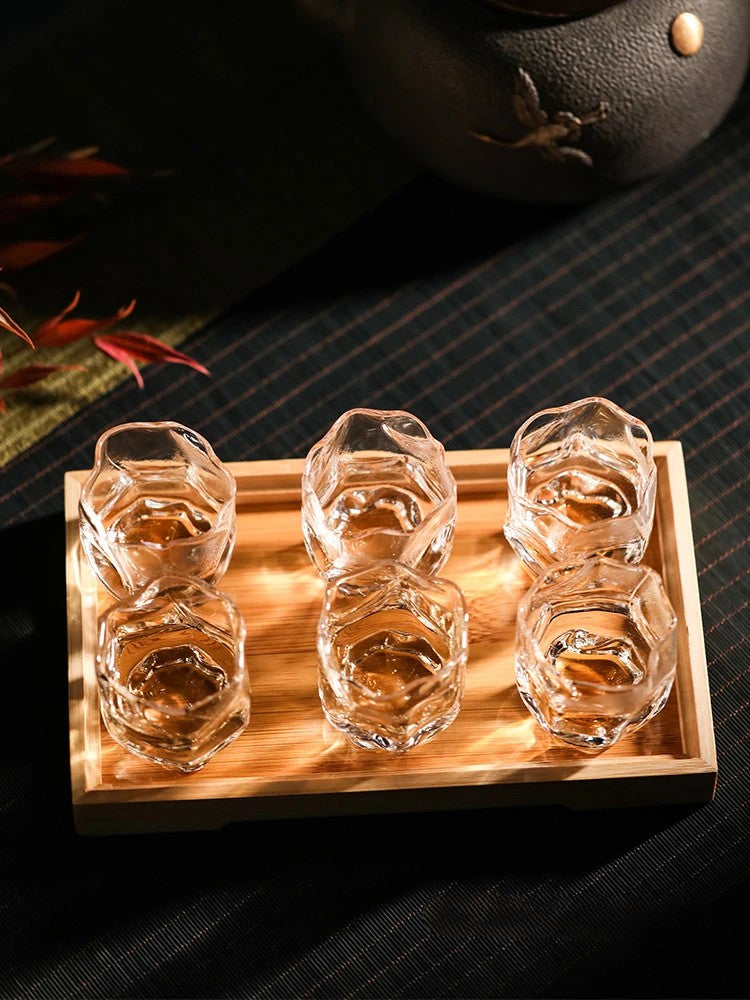 Japanese Crumple Whisky Shot Glass