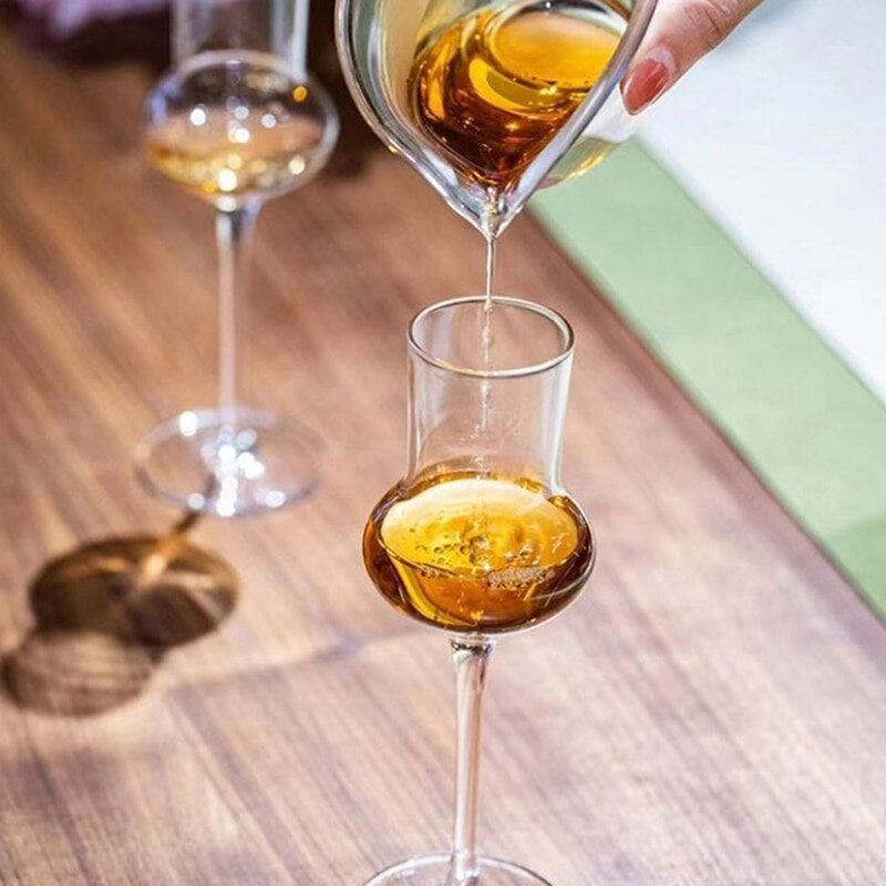 Tall Stemmed Tulip Whiskey Glass