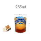 Japanese Wave Edo Kiriko Whiskey Glass