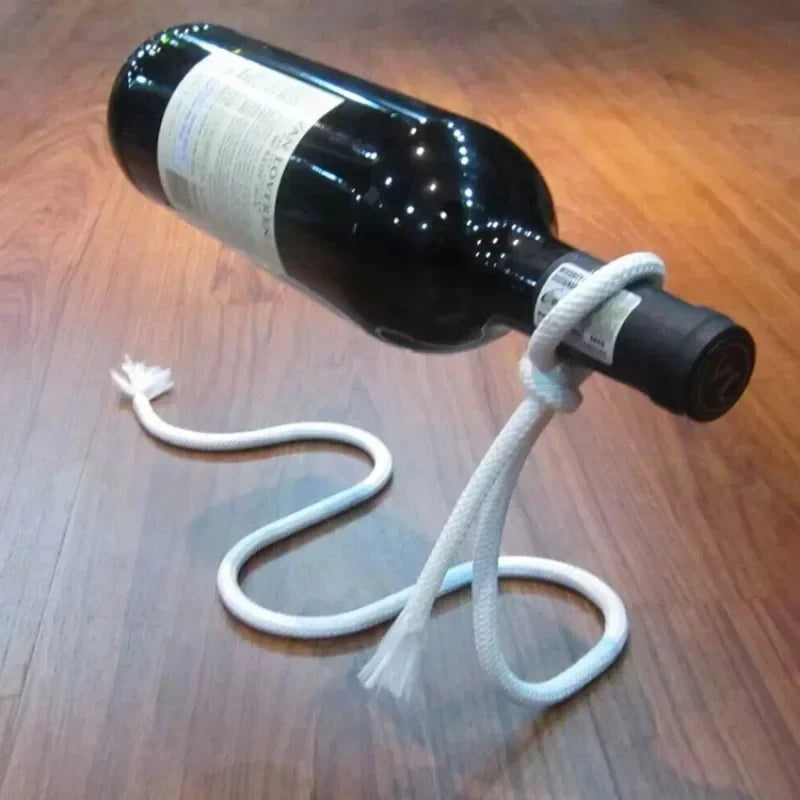 Floating Rope Wine Bottle Holder